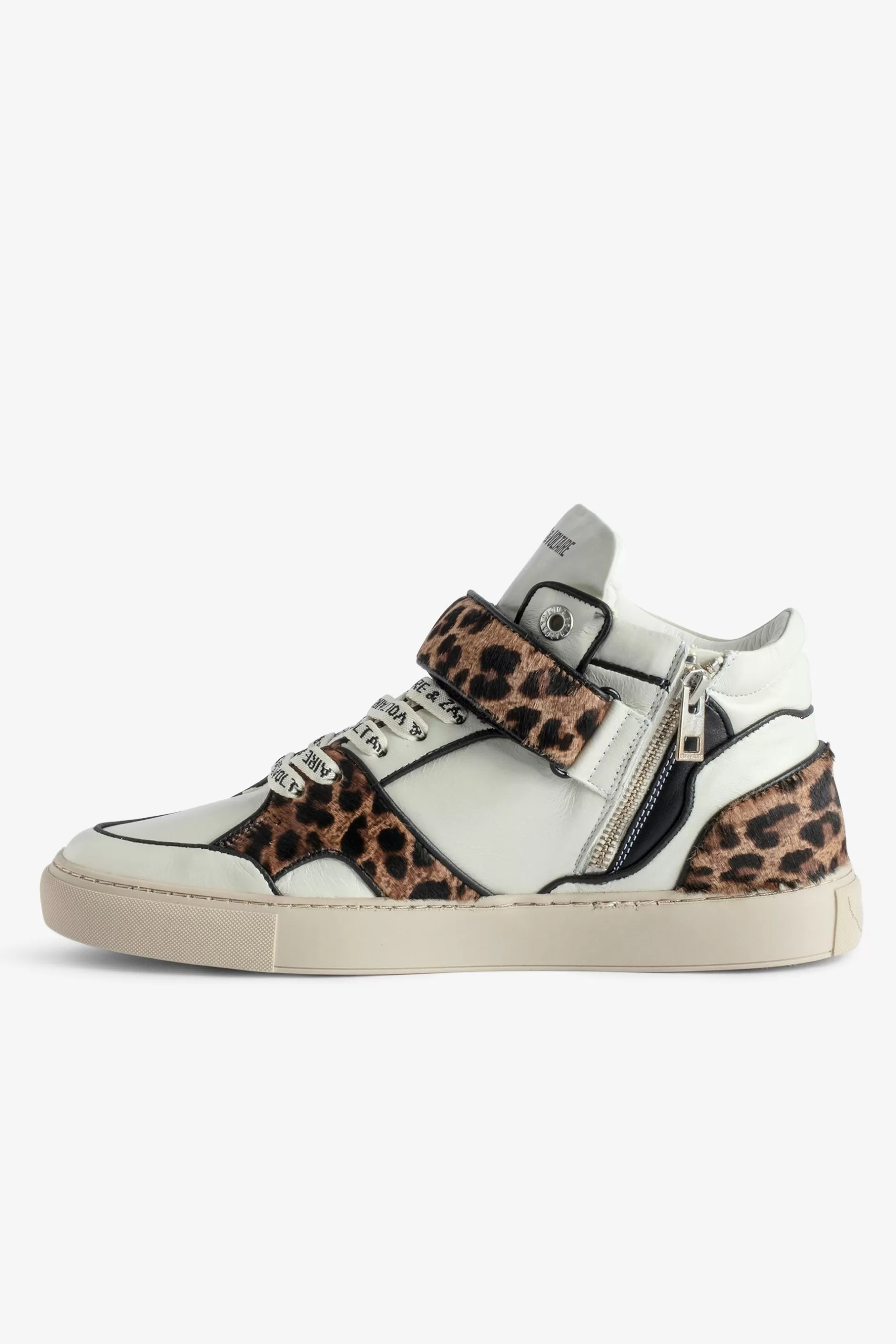 Zadig & Voltaire Baskets Zv1747 Mid Flash^Femmes Formateurs