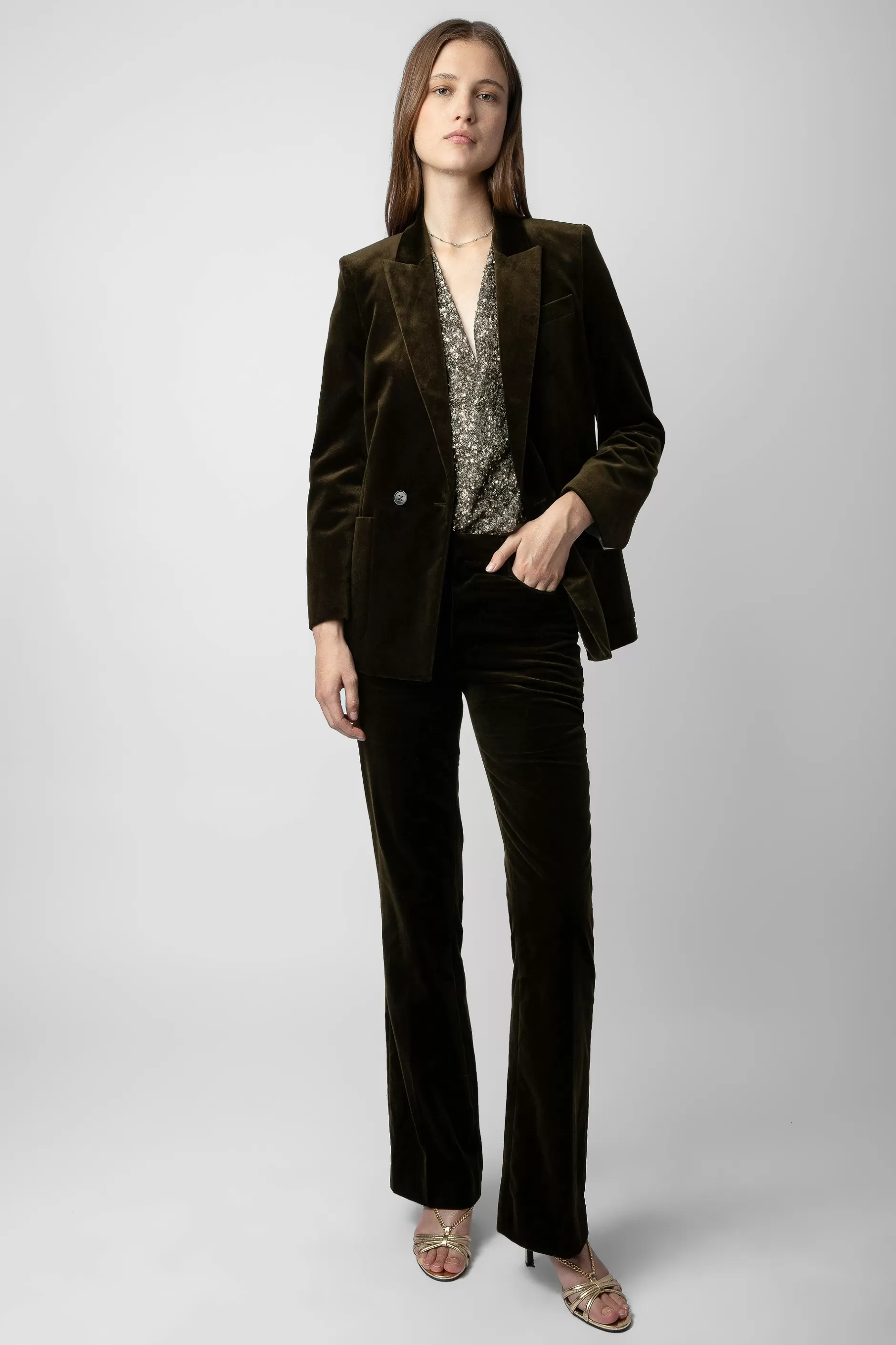 Zadig & Voltaire Blazer En Velours Visko^Femmes Vestes