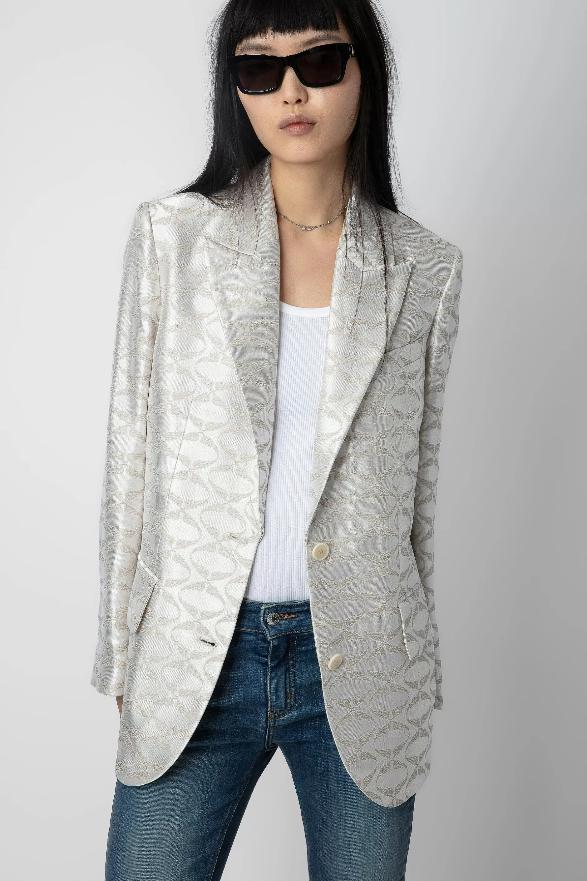 Zadig & Voltaire Blazer Jacquard Ailes Vicka^Femmes Costumes