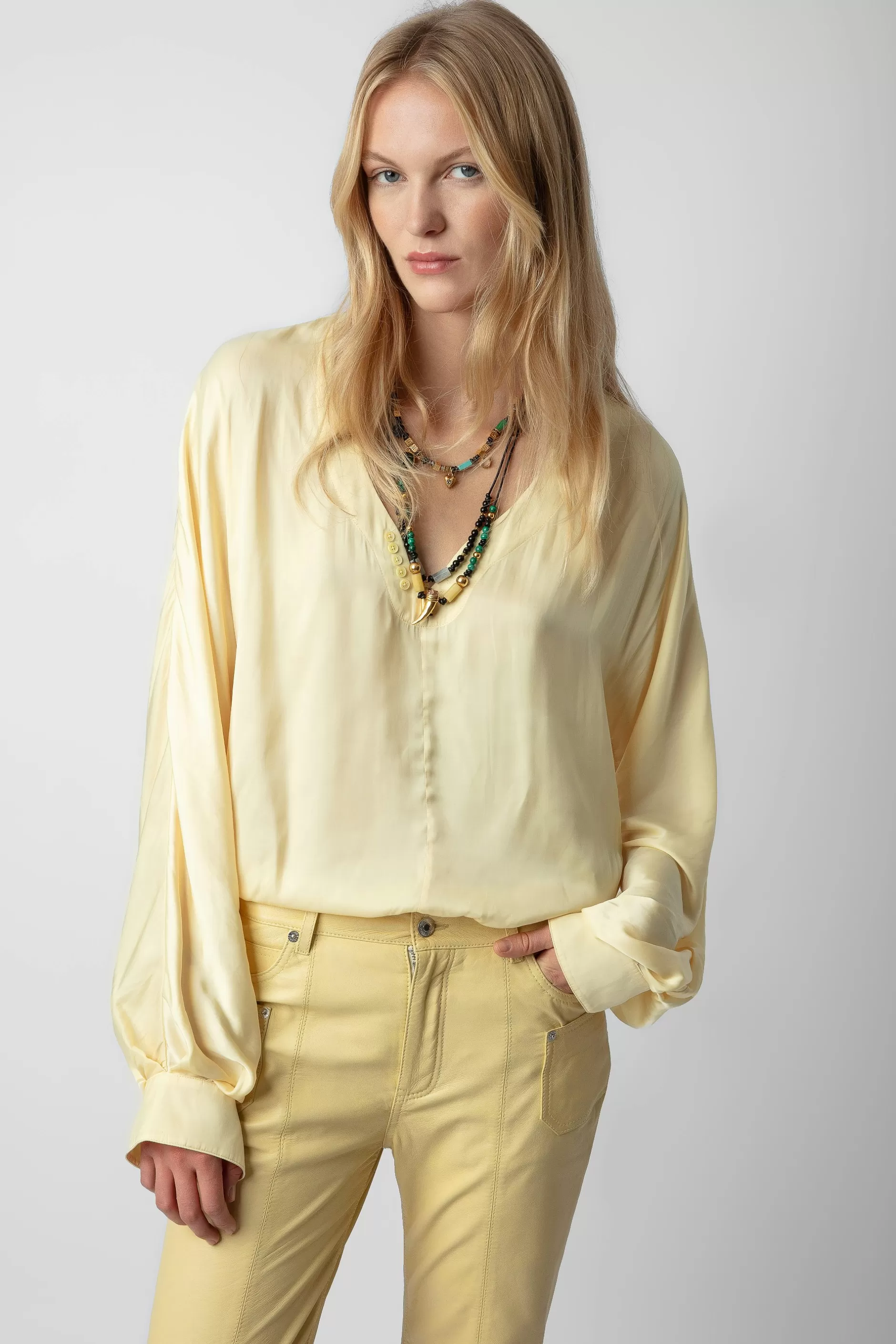 Zadig & Voltaire Blouse En Satin Tonastir^Femmes Chemises Et Hauts