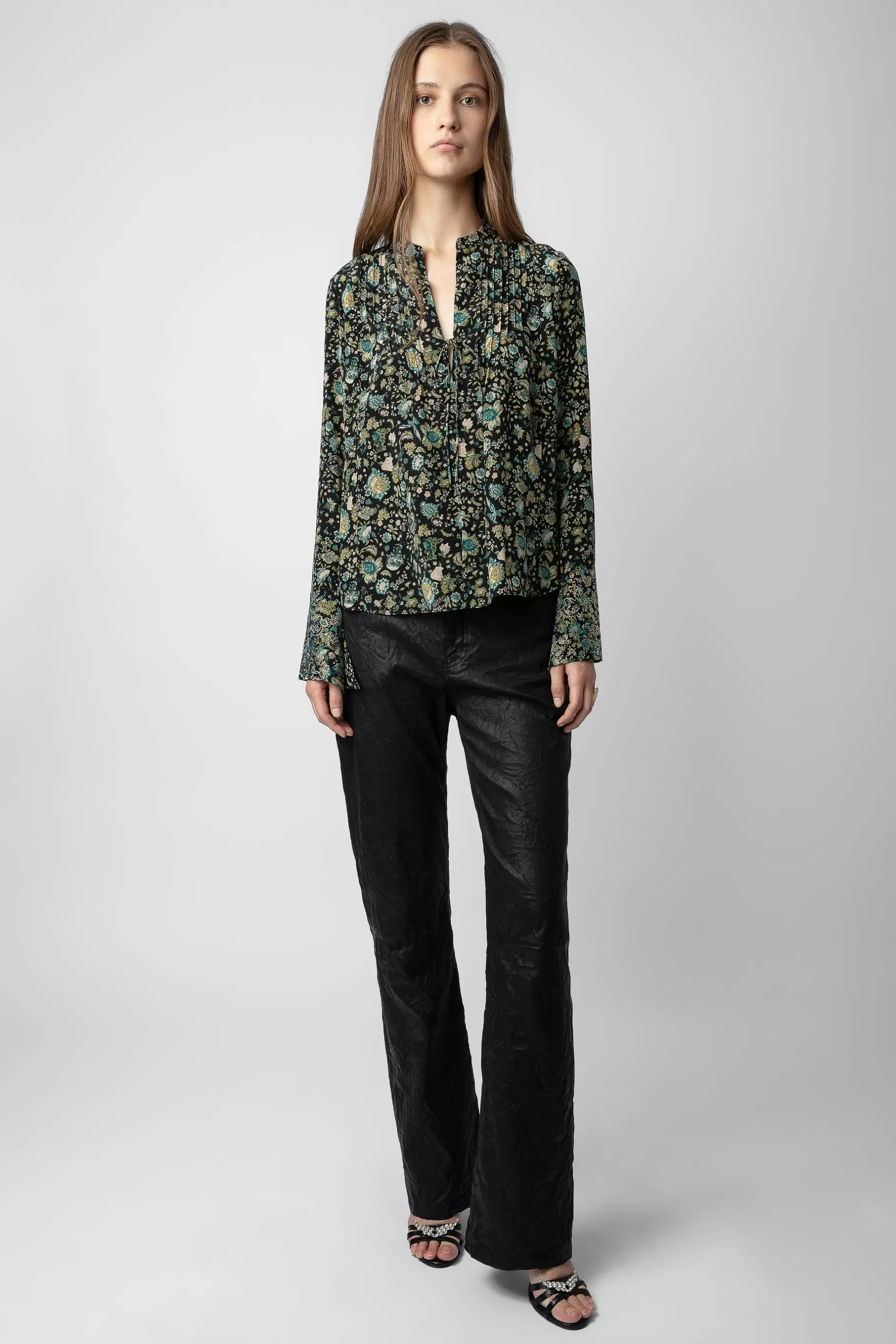 Zadig & Voltaire Blouse Taika En Soie A Strass^Femmes Chemises Et Hauts