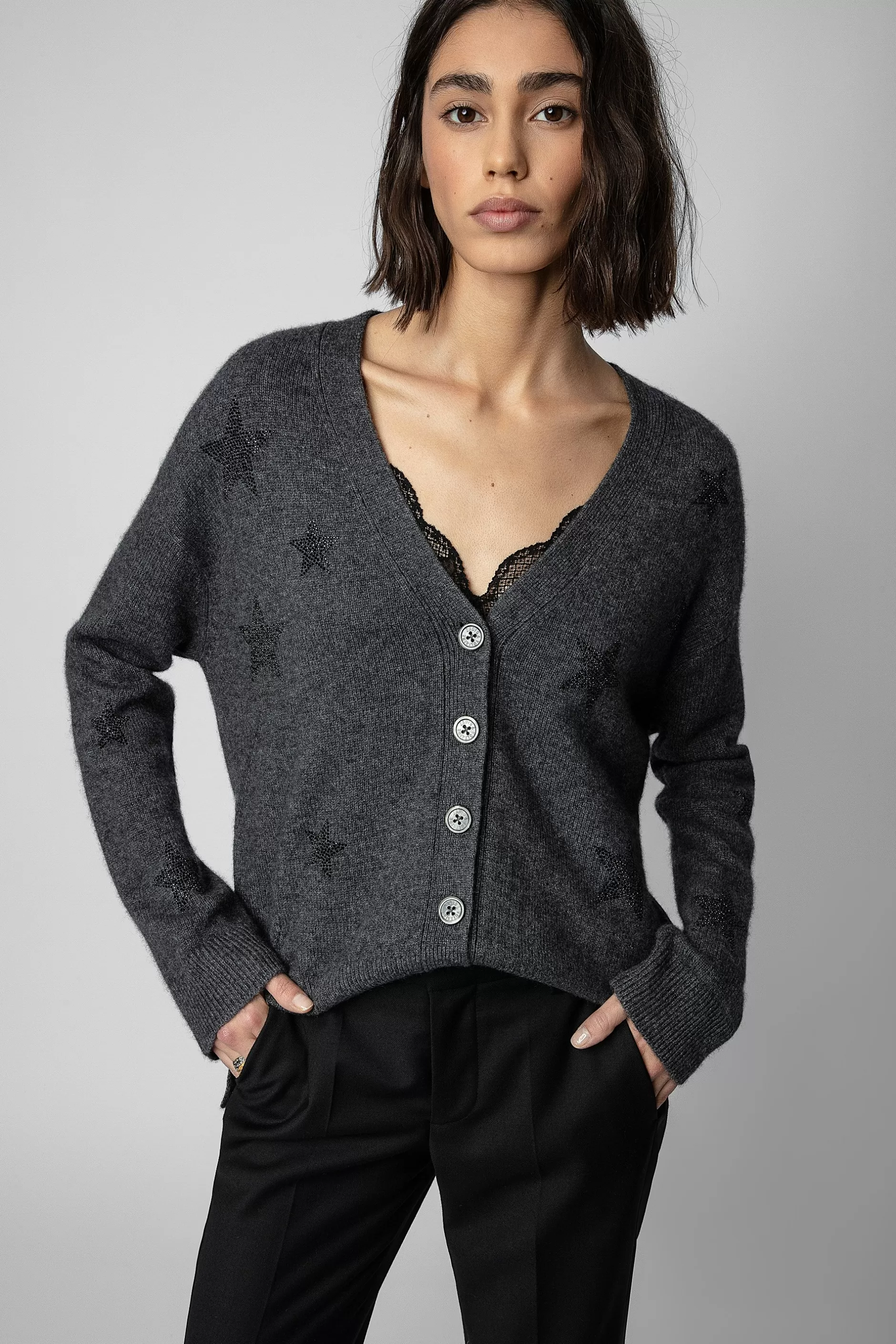 Zadig & Voltaire Cardigan En Cachemire Mirka^Femmes Pulls Et Gilets