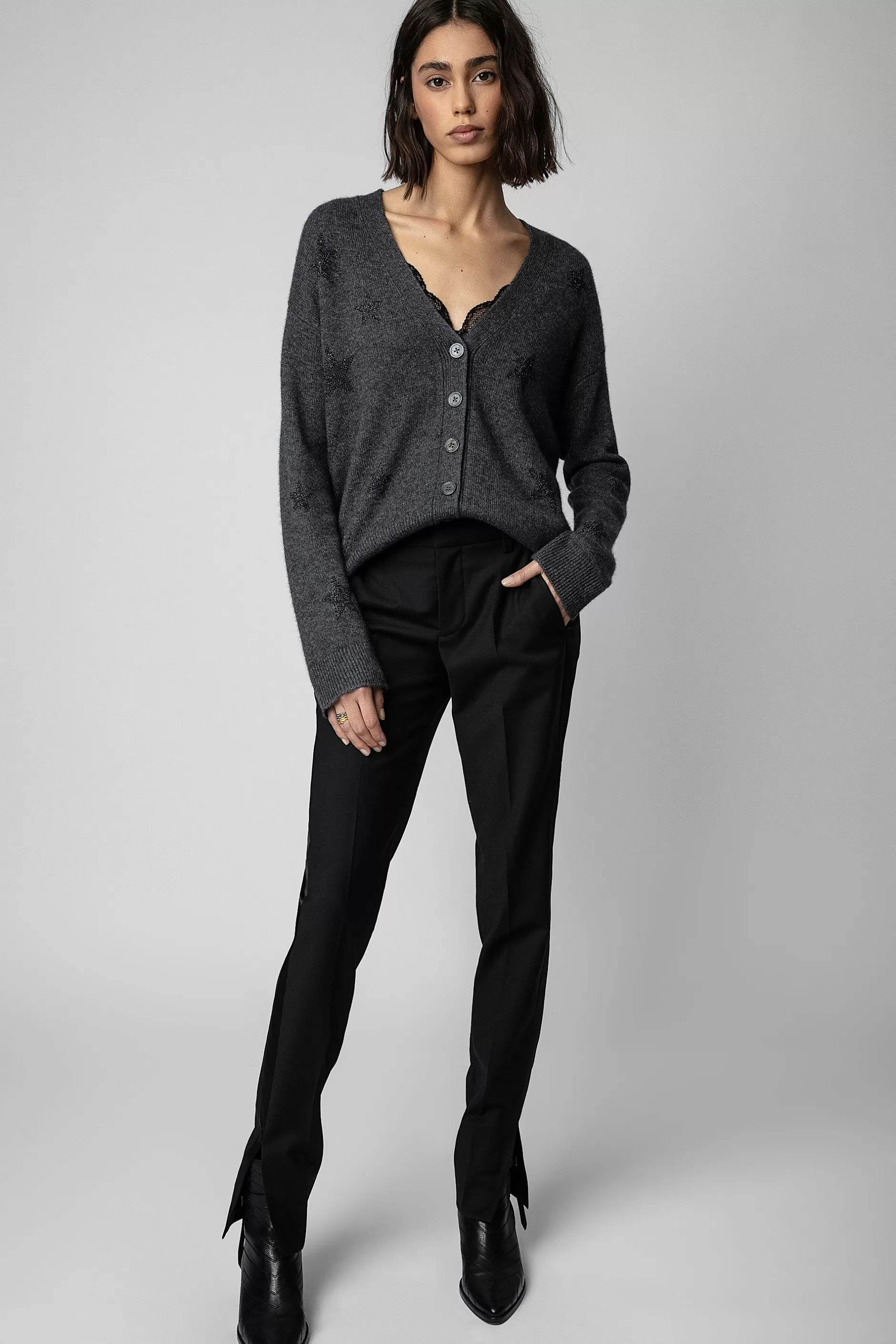 Zadig & Voltaire Cardigan En Cachemire Mirka^Femmes Pulls Et Gilets