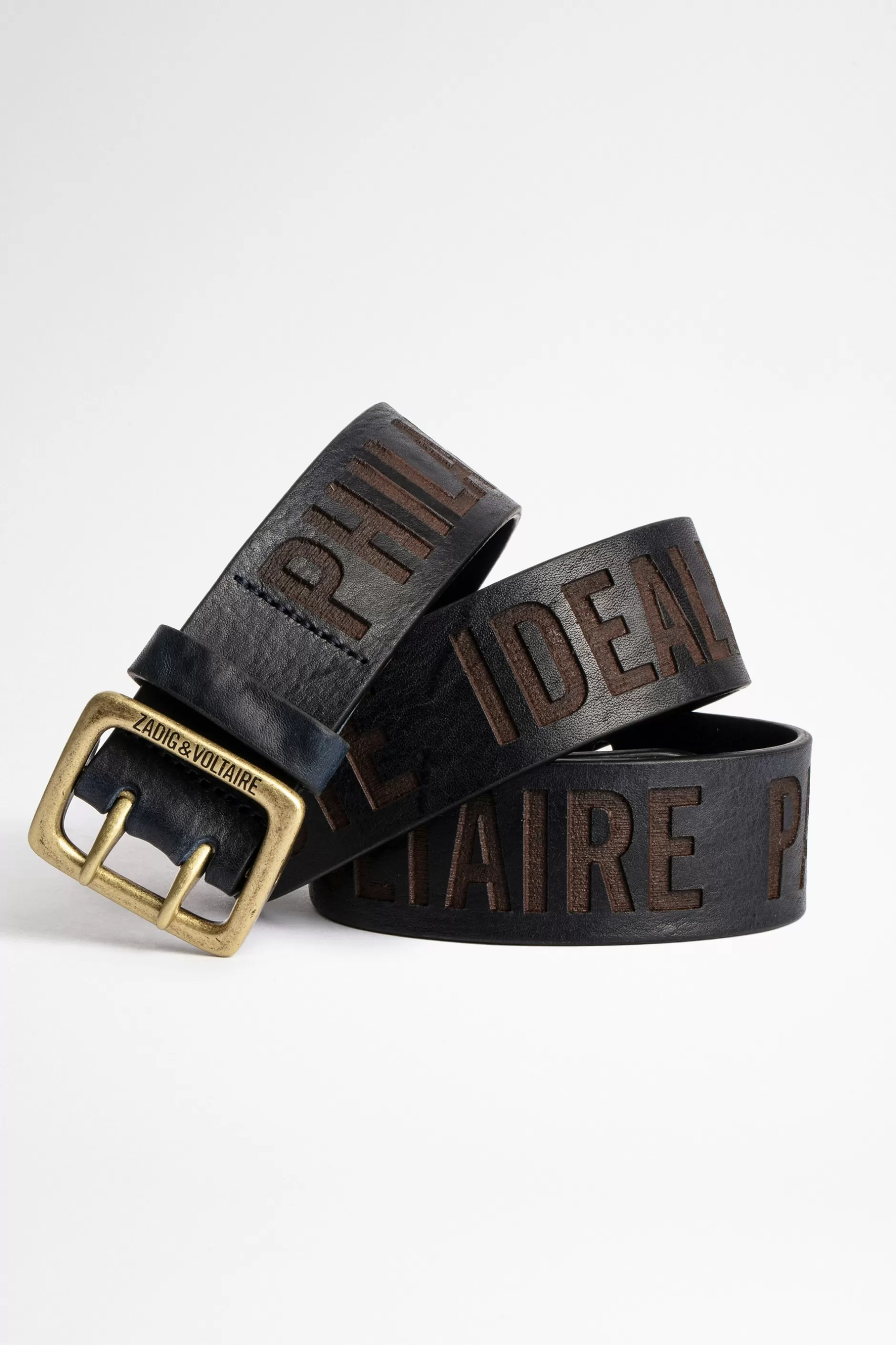 Zadig & Voltaire Ceinture A Timbre Buckley^Hommes Ceintures