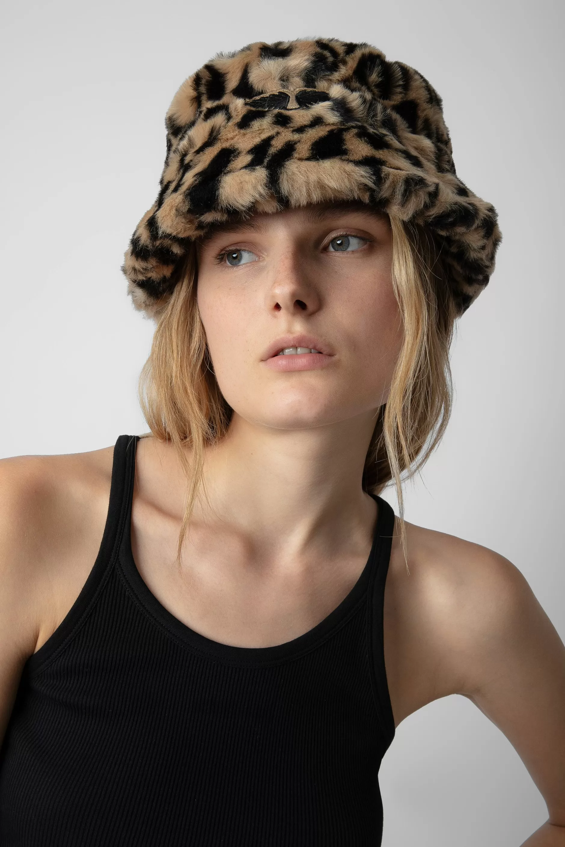 Zadig & Voltaire Chapeau Bob Leopard Sauvage^Femmes Casquettes Et Chapeaux