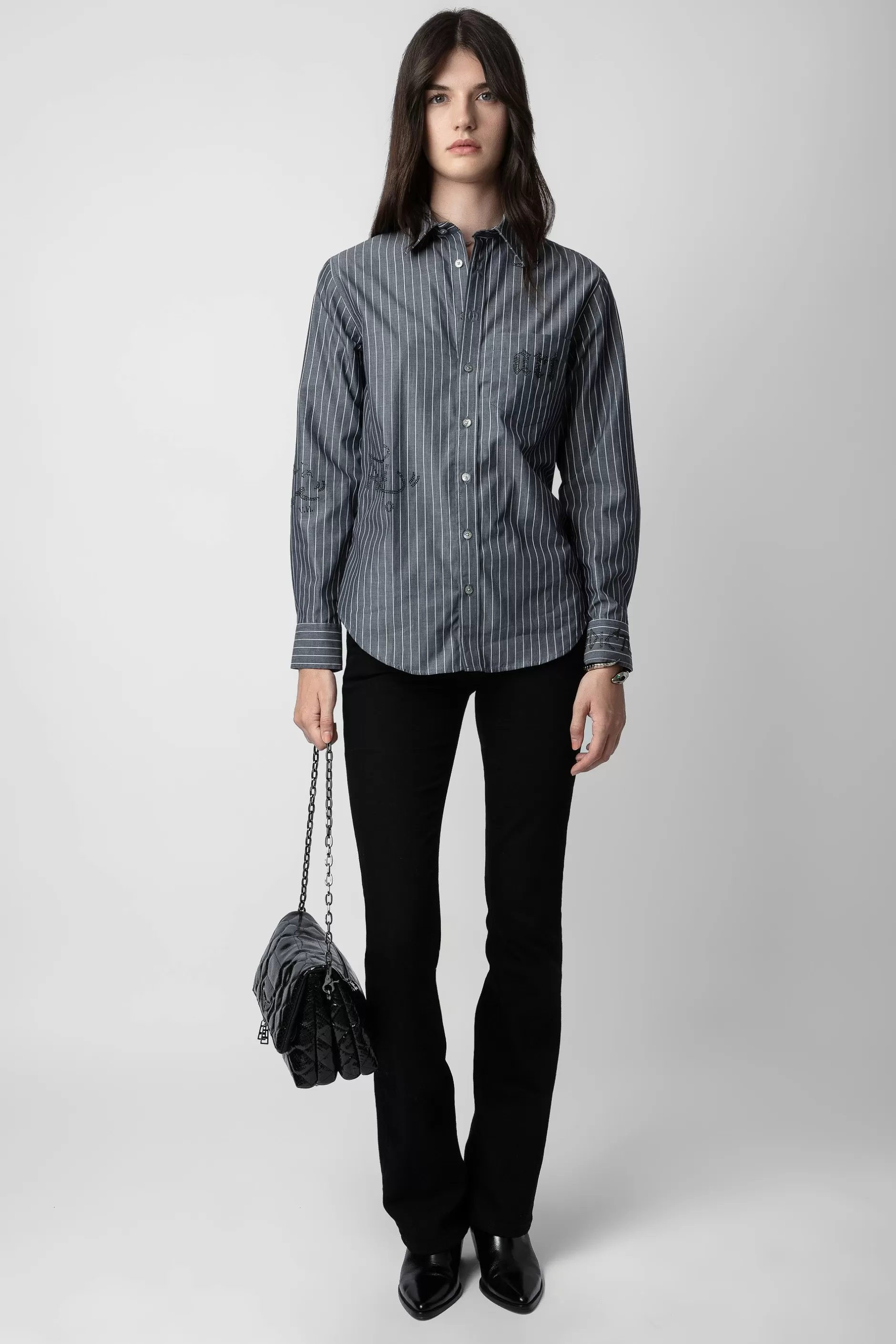 Zadig & Voltaire Chemise Taskiz Diamantee^Femmes Chemises Et Hauts