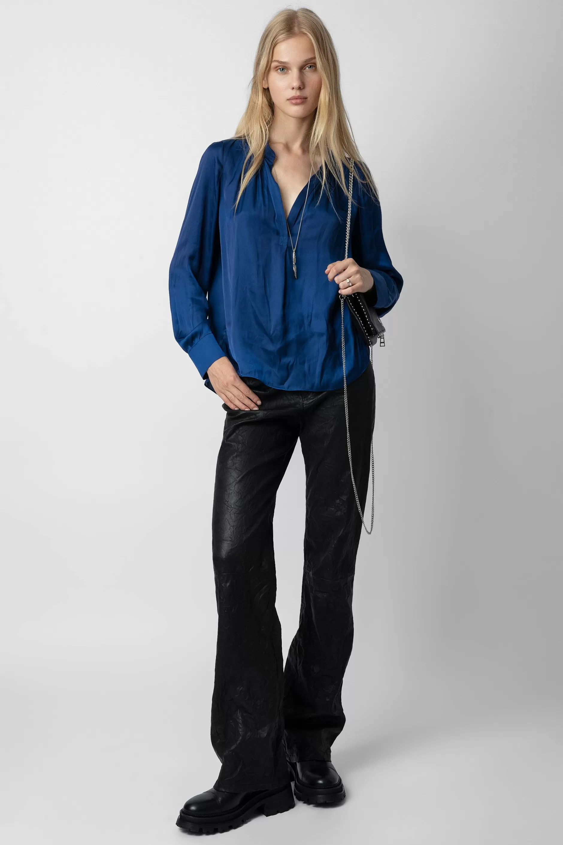 Zadig & Voltaire Chemisier En Satin Tink^Femmes Chemises Et Hauts