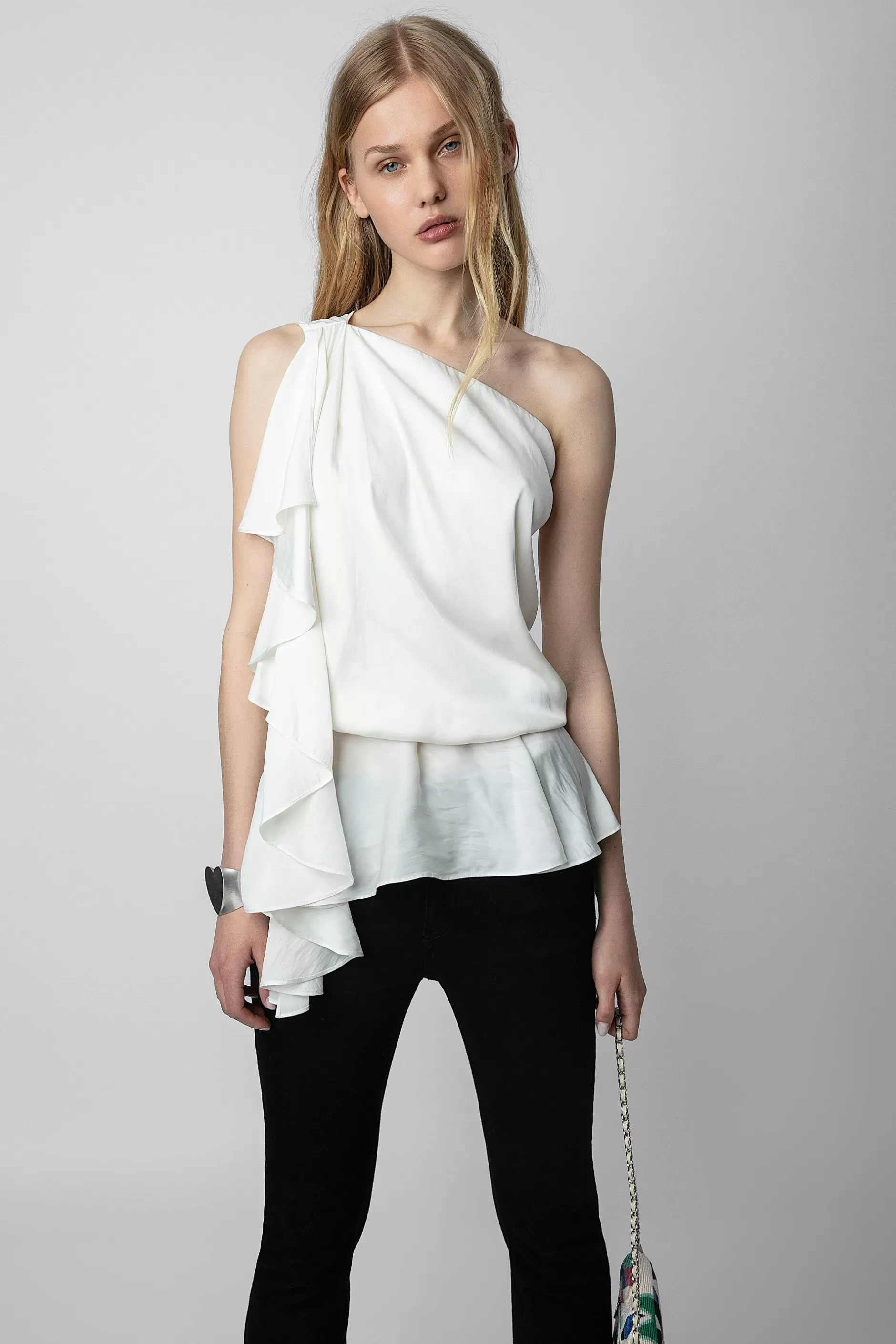 Zadig & Voltaire Haut En Satin Tic^Femmes Chemises Et Hauts