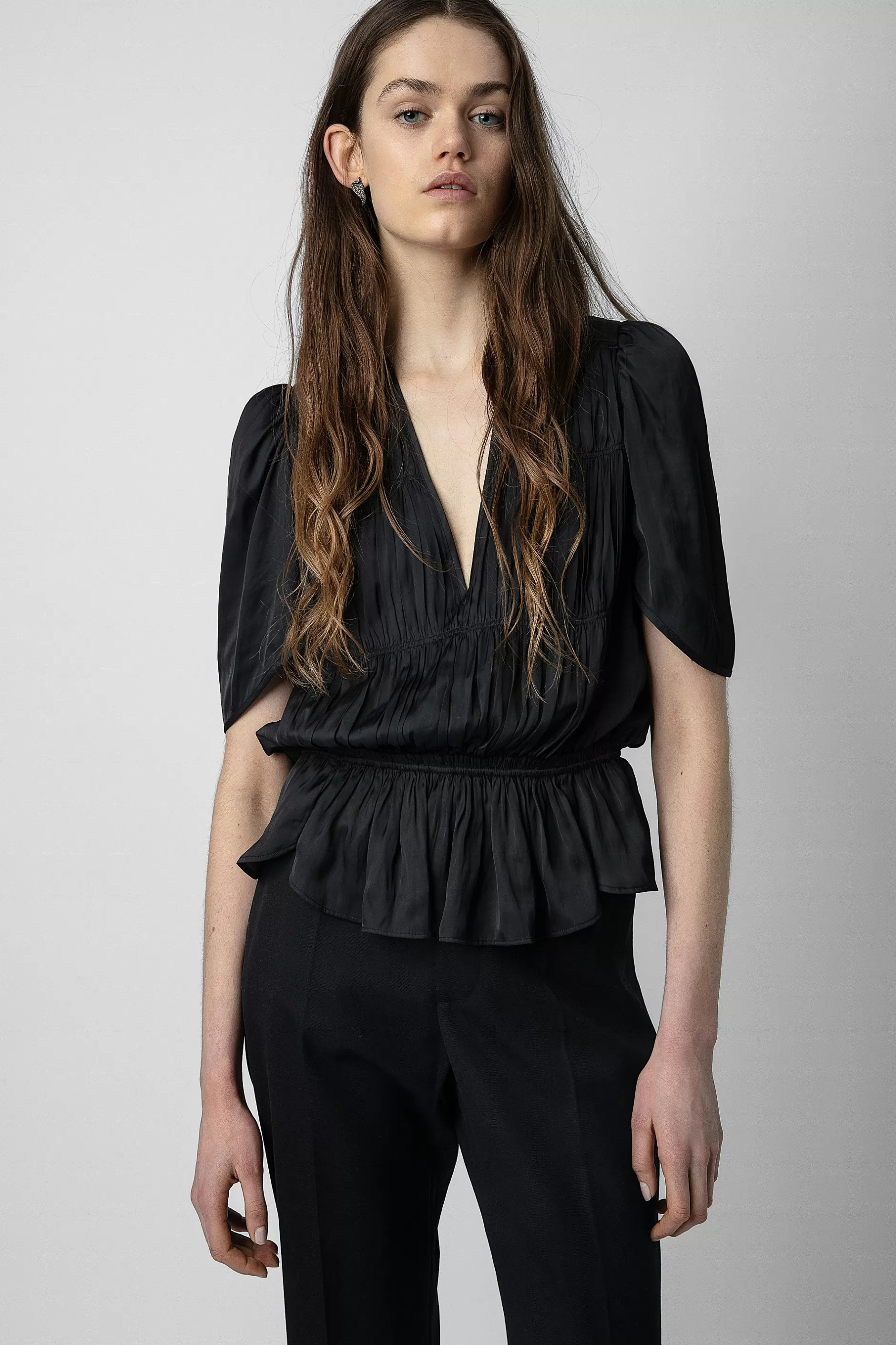 Zadig & Voltaire Haut En Satin Tyoko^Femmes Chemises Et Hauts