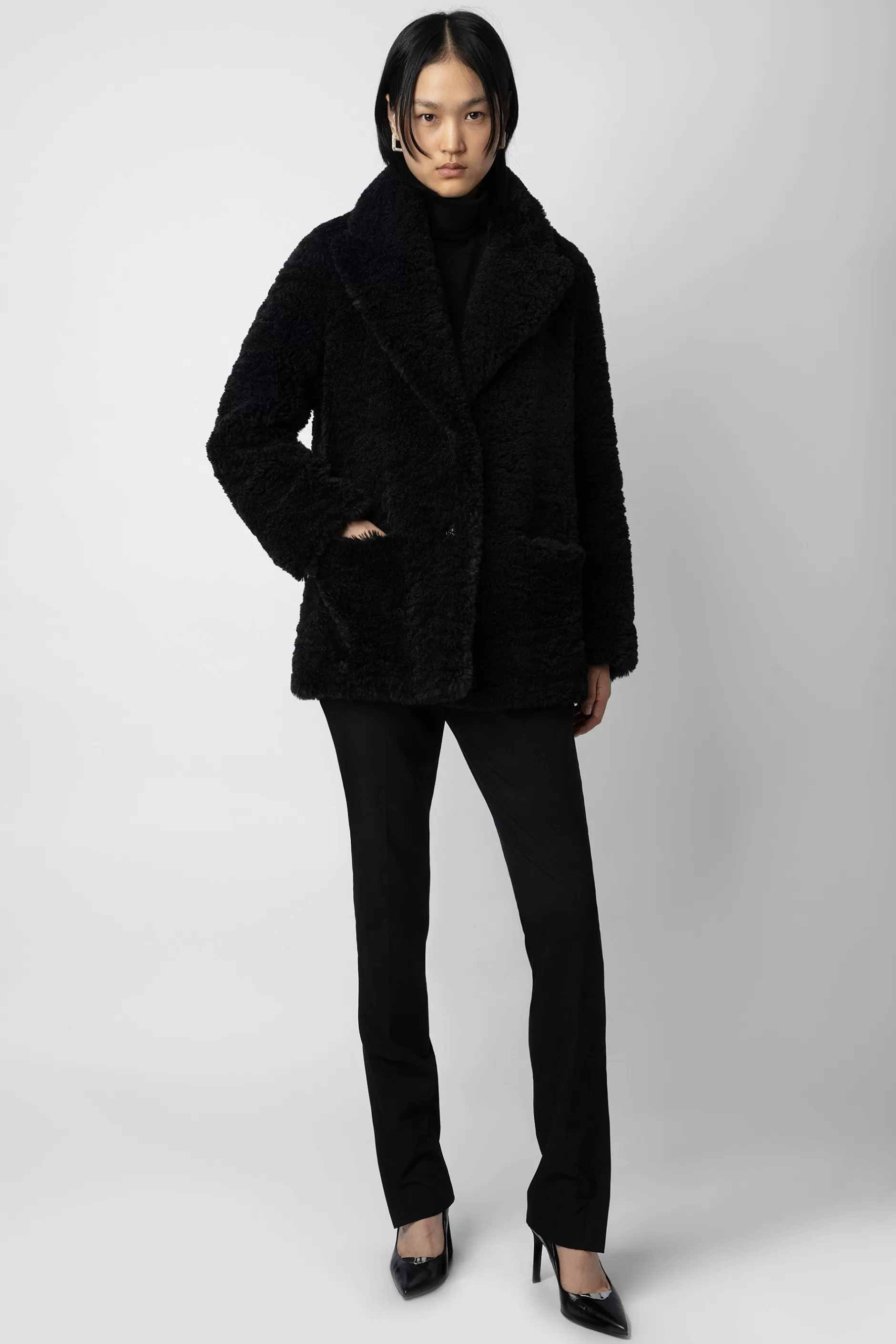 Zadig & Voltaire Manteau Doux Boucle Fleur^Femmes Manteaux Et Vestes