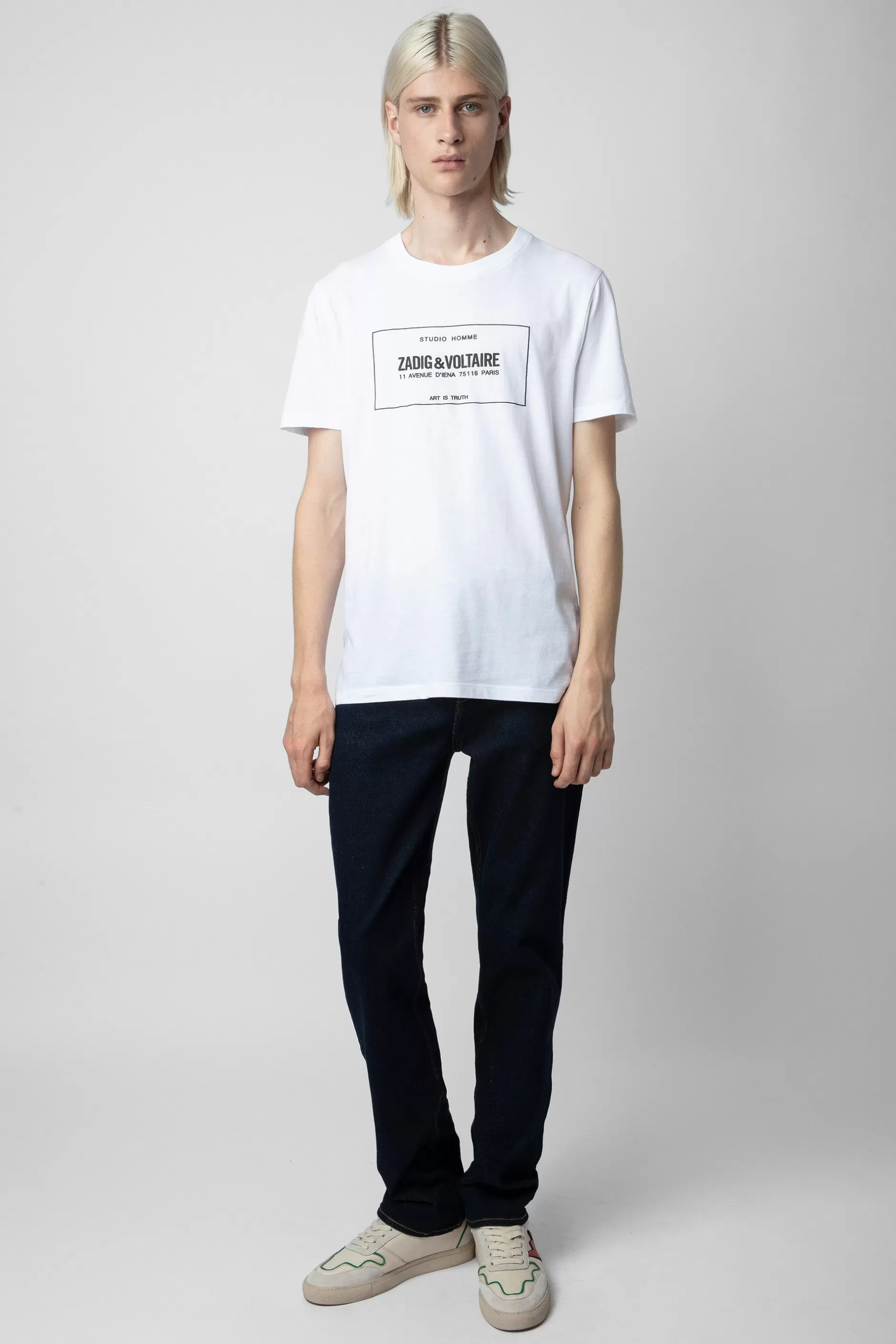 Zadig & Voltaire T-Shirt Ted^Hommes T-Shirts