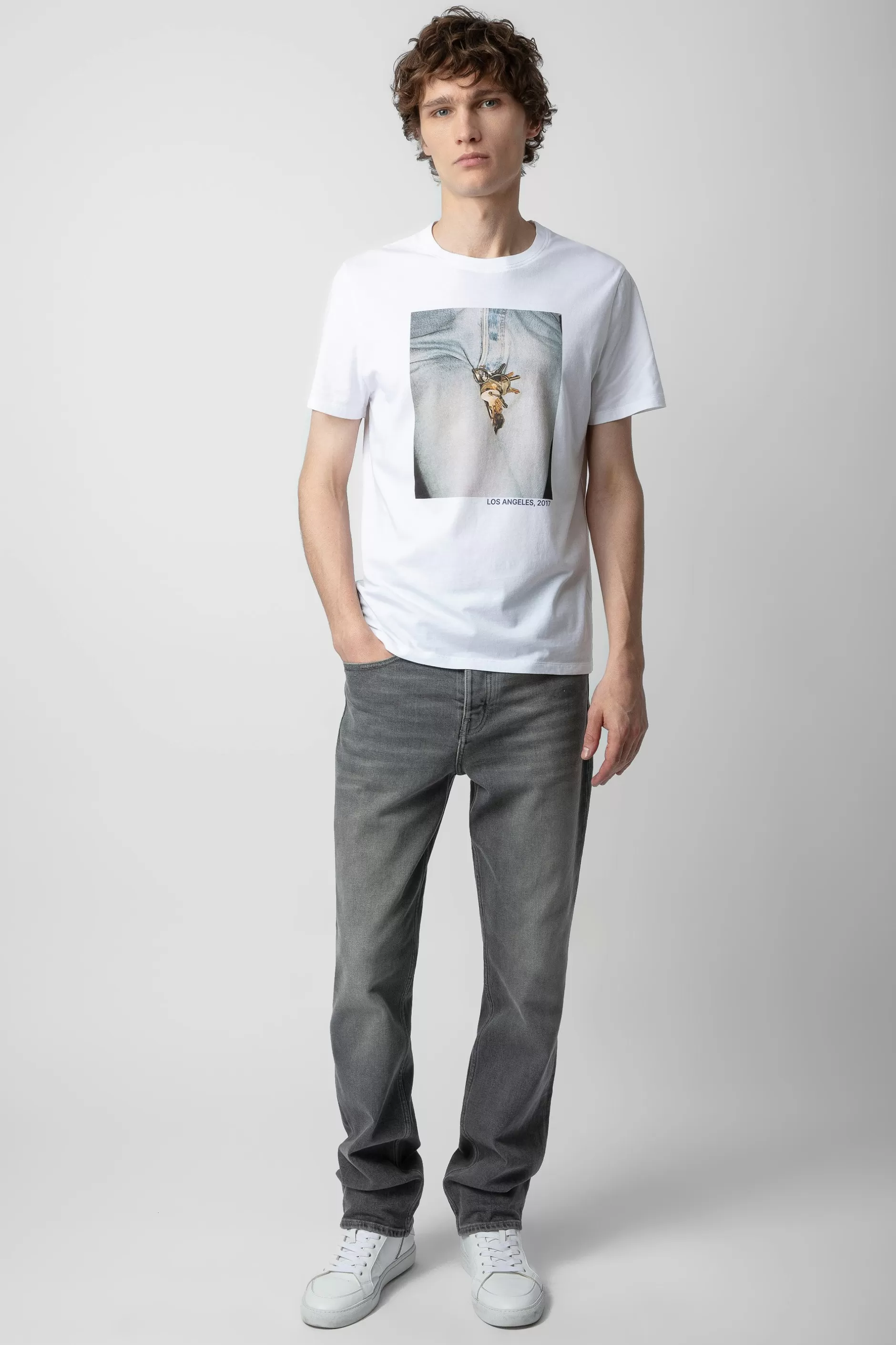 Zadig & Voltaire T-Shirt Tommy A Imprime Photo^Hommes T-Shirts